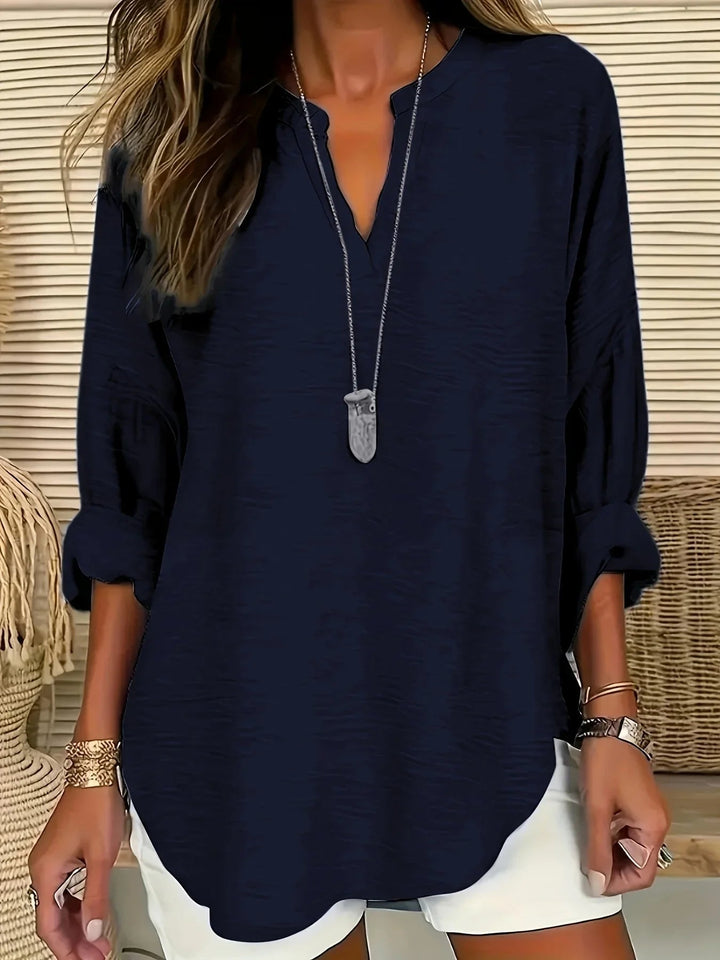 Bria™ | Blusa con Scollo a V Morbida