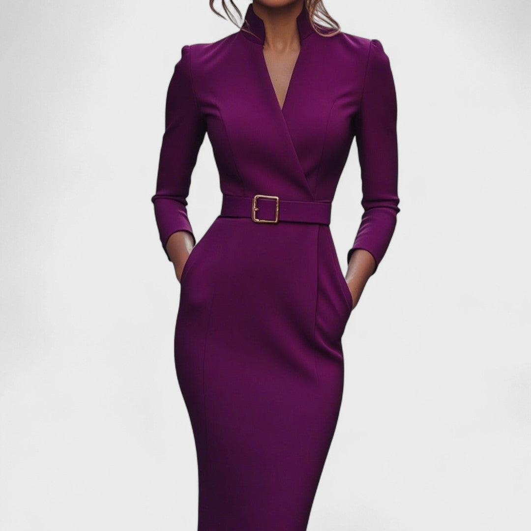Carla™ | Abito elegante con cintura