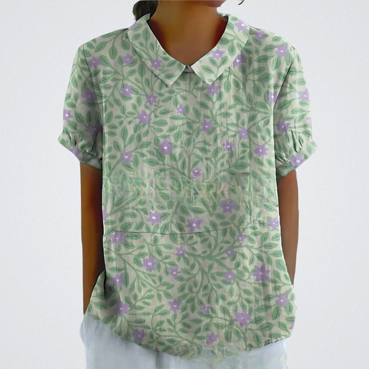 FABIANA™|BLUSA FLOREALE ELEGANTE