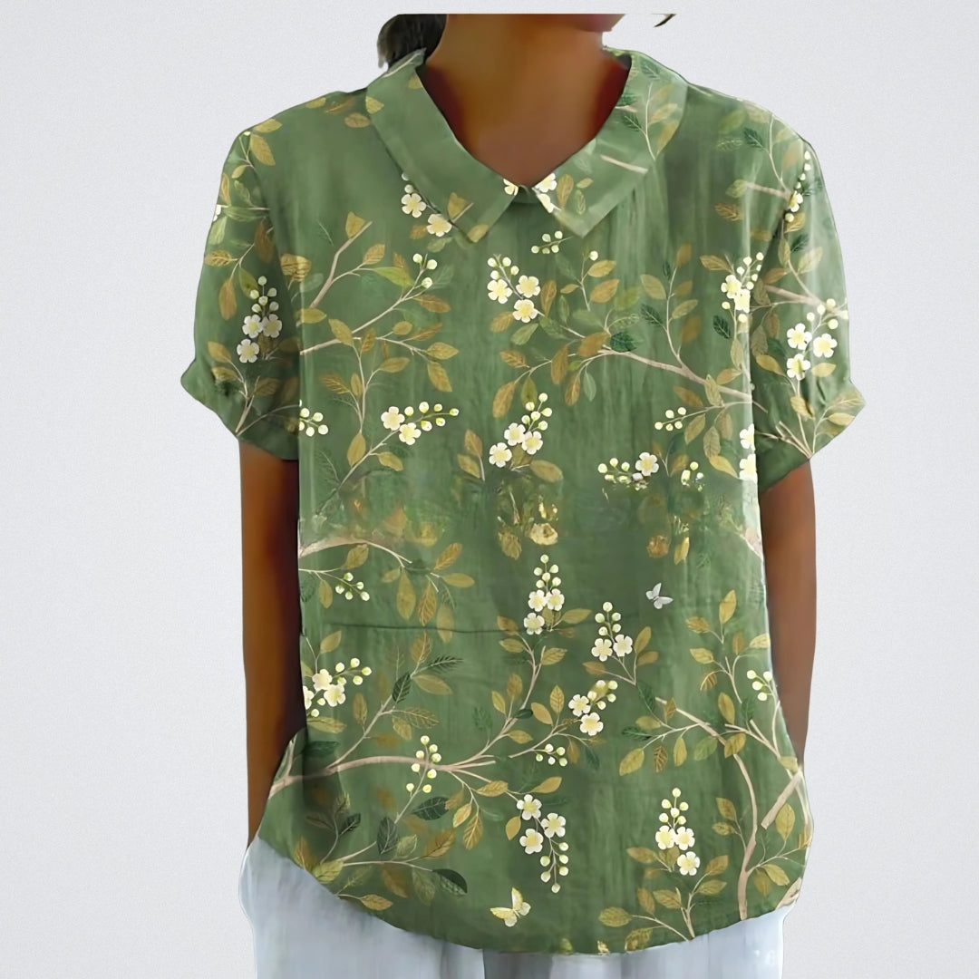 FABIANA™|BLUSA FLOREALE ELEGANTE