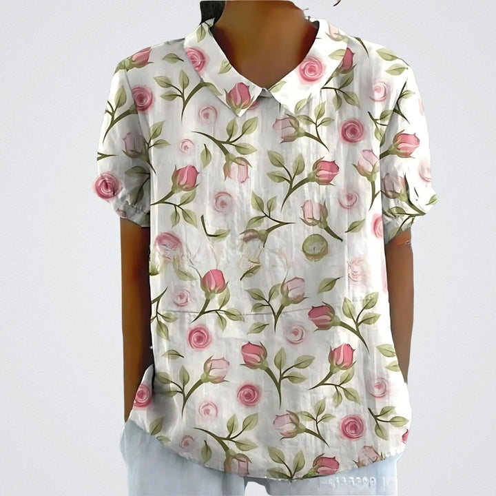 FABIANA™|BLUSA FLOREALE ELEGANTE