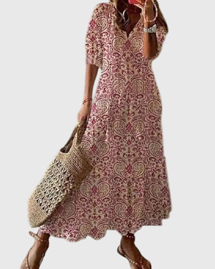 Amalia | Vestito Maxi Estivo Boho Vintage