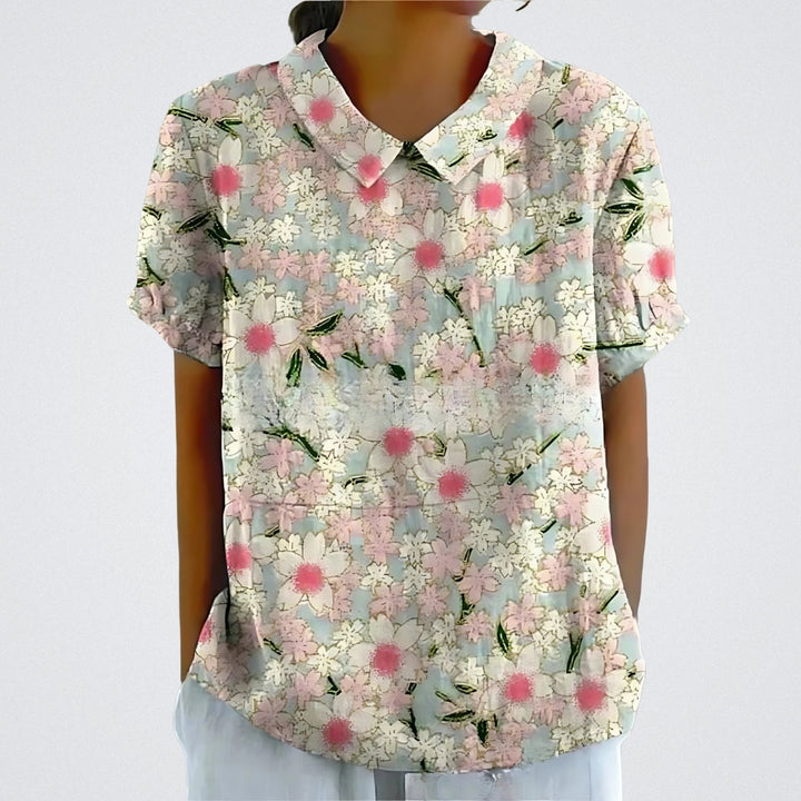 FABIANA™|BLUSA FLOREALE ELEGANTE