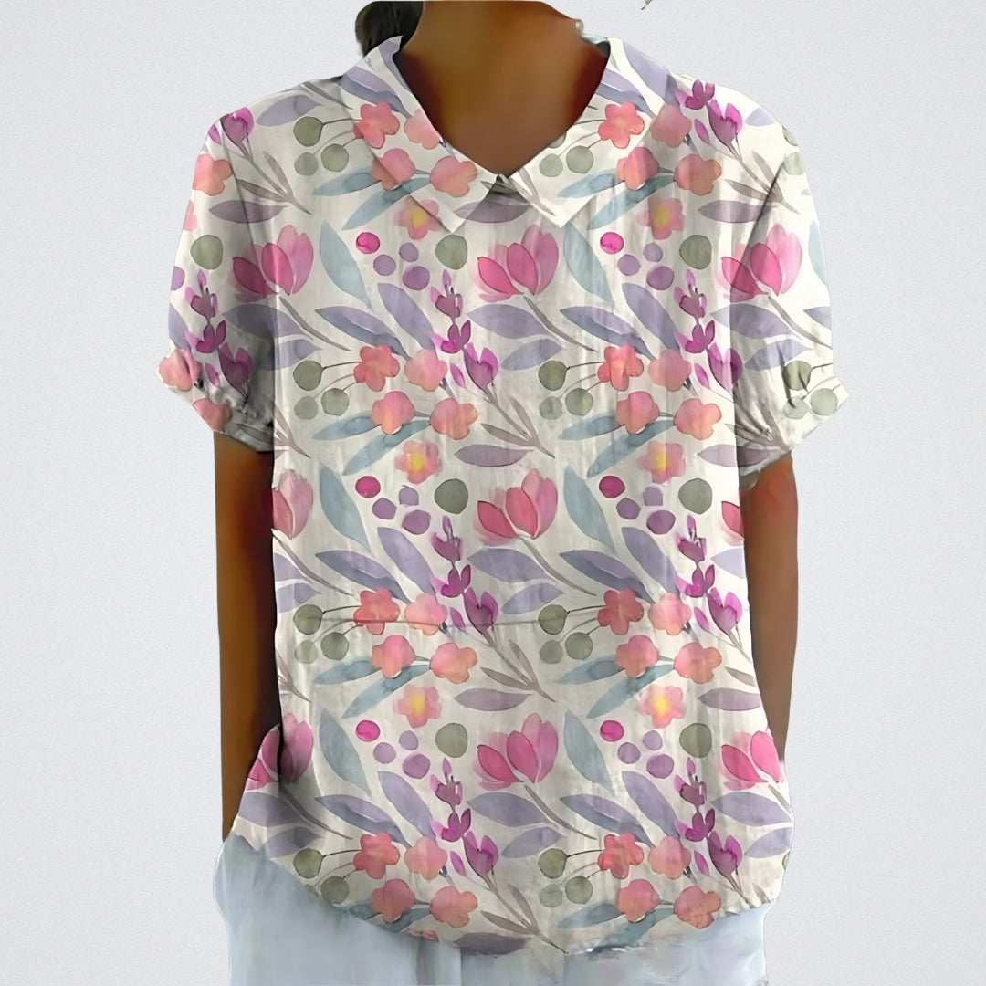 FABIANA™|BLUSA FLOREALE ELEGANTE
