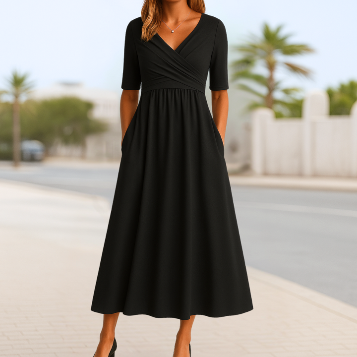 Veronica™ | Elegante abito midi dal fascino intramontabile