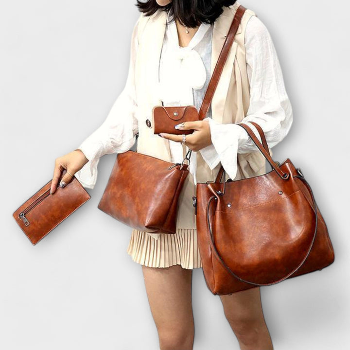 Cristina™ | Set di borse vintage in 4 pezzi