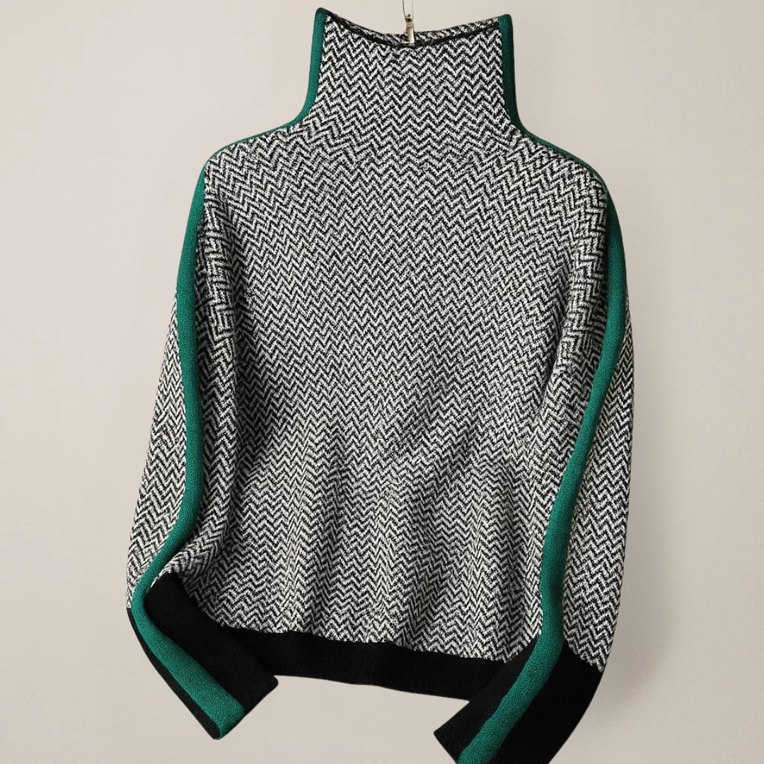 Ludovica™ | Maglione Elegante con Collo Alto