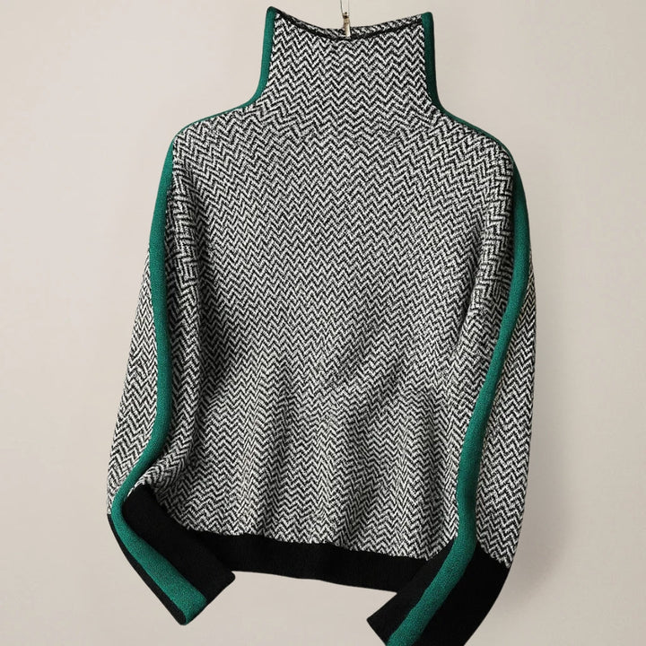Ludovica™ | Maglione Elegante con Collo Alto