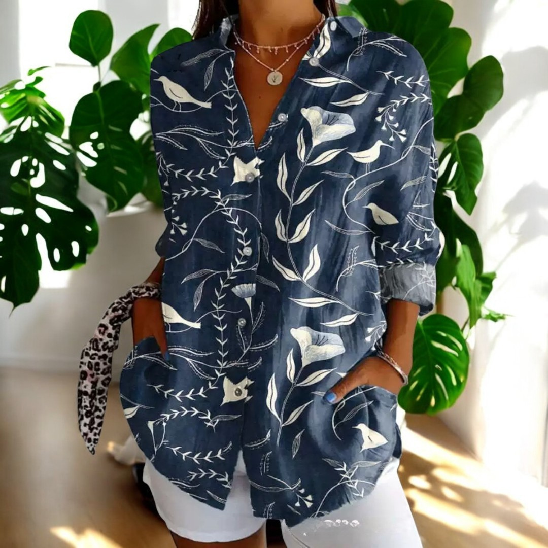 Carrol™ | Blusa Chic con Diseño Artístico