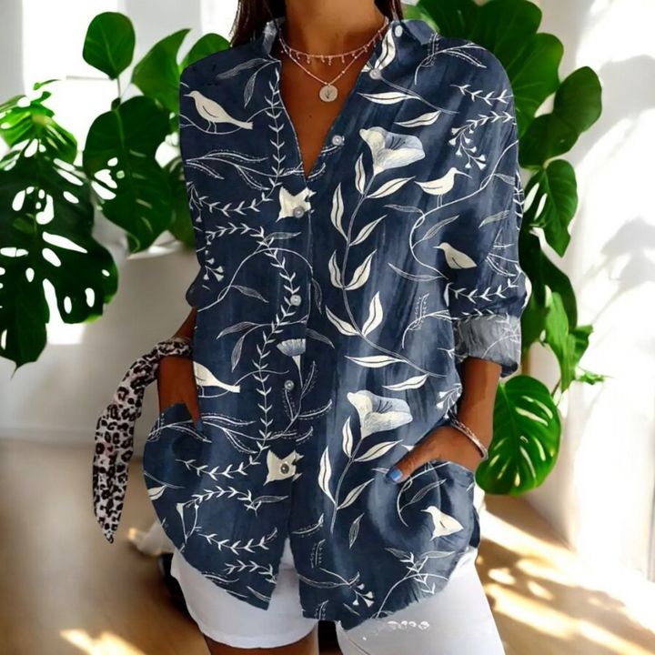 Carrol™ | Blusa Chic con Diseño Artístico