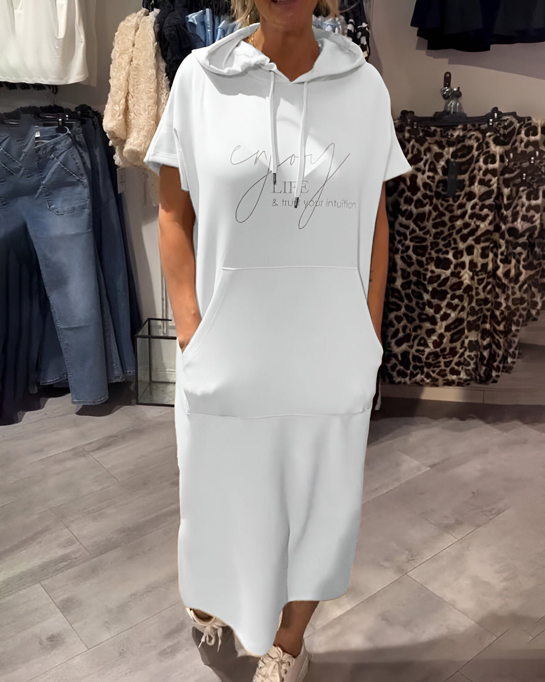 Sasha™ | Abito felpa con cappuccio