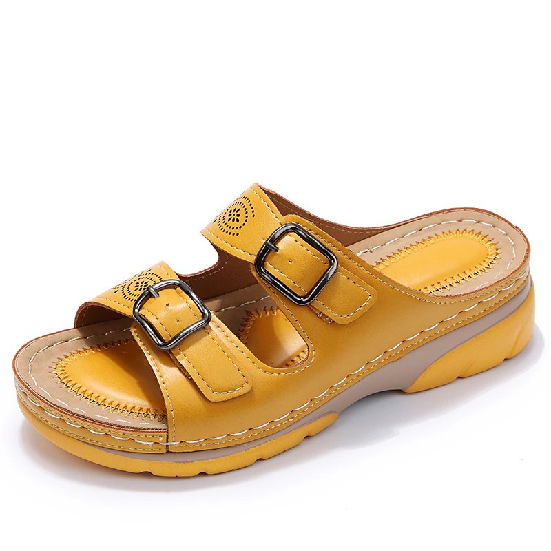 Alessia™ | Sandali Ortopedici in Pelle