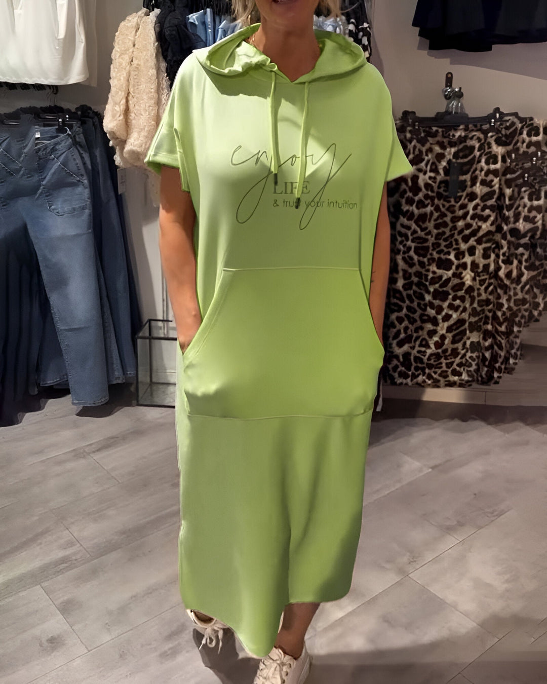 Sasha™ | Abito felpa con cappuccio