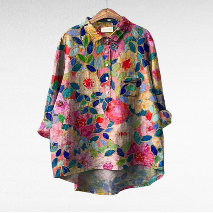 Claire™ | Elegante Blusa de Verano de Lino