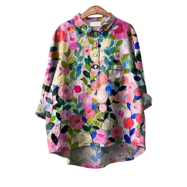 Claire™ | Elegante Blusa de Verano de Lino