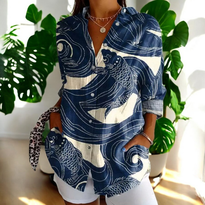 Carrol™ | Blusa Chic con Diseño Artístico