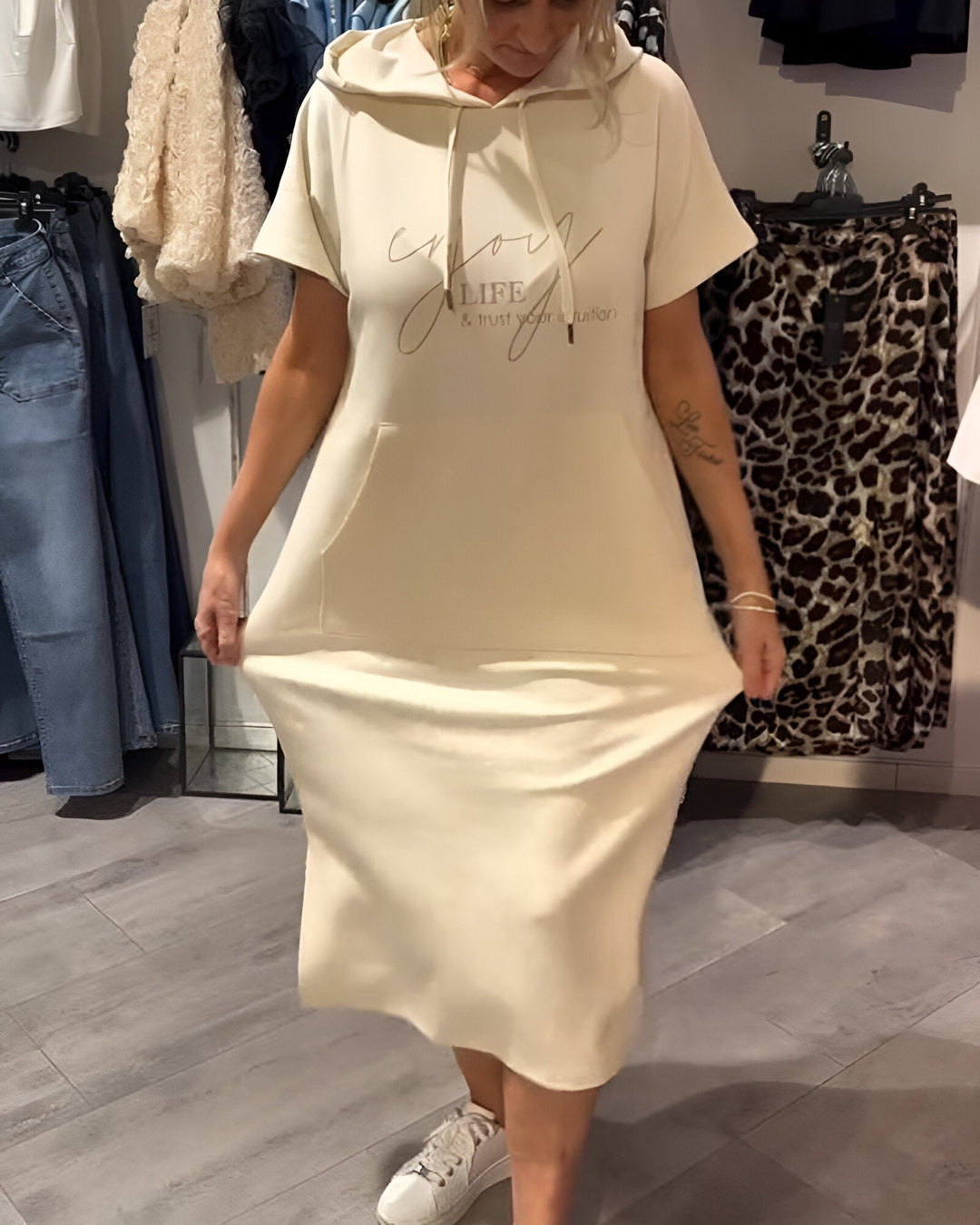 Sasha™ | Abito felpa con cappuccio