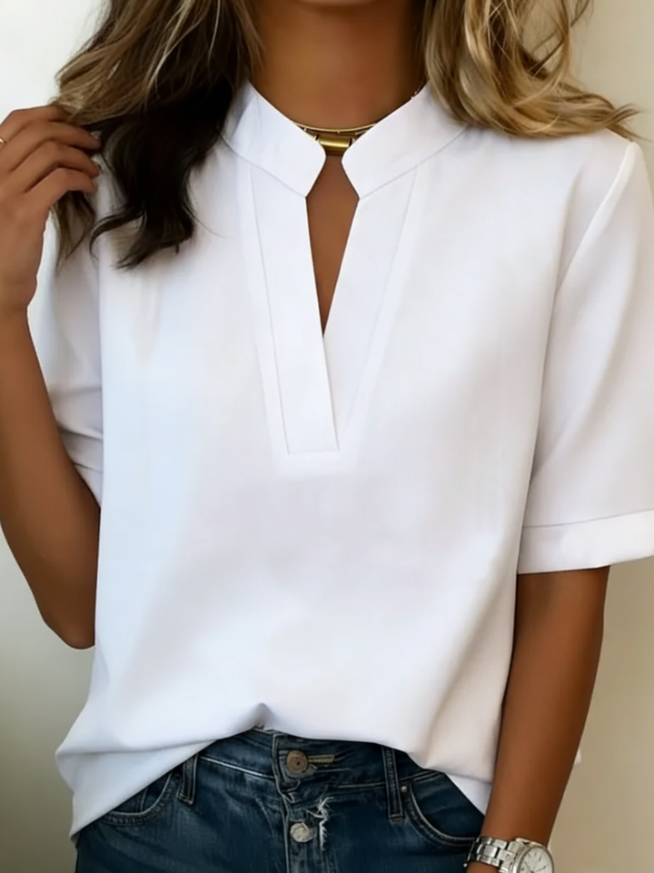 Élise™ | Blusa Elegante con Colletto