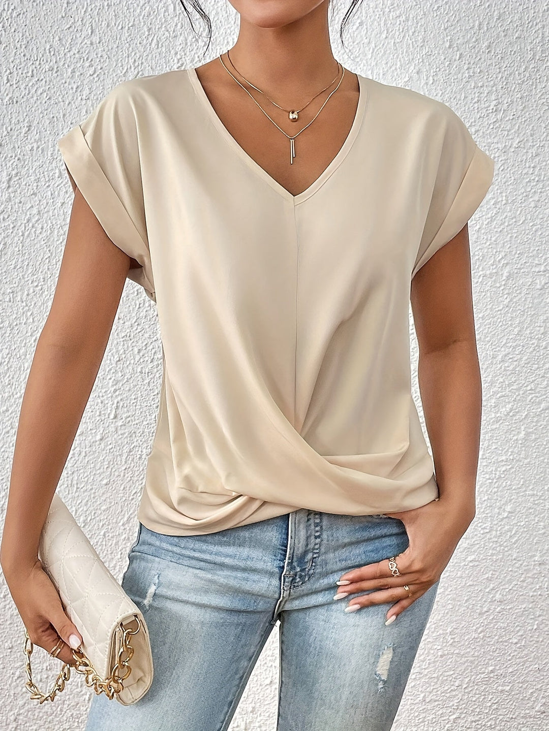 Ariana™ | Elegante Blusa con Nudo