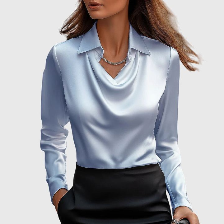 Brooklyn™ - Camicetta Elegante in Satin Lucido