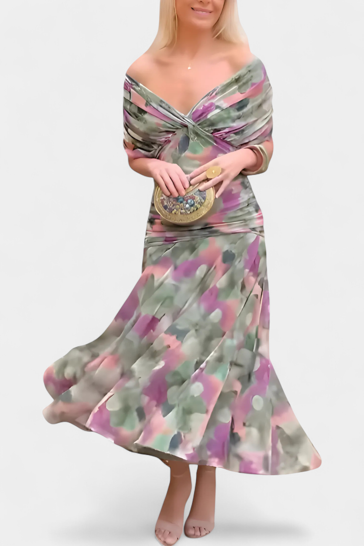 Alizée™ | Abito Floreale Elegante