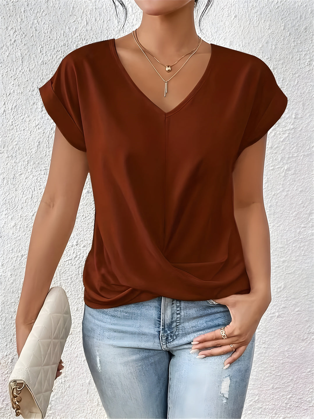 Ariana™ | Elegante Blusa con Nudo