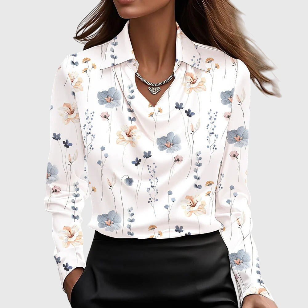 Brooklyn™ - Camicetta Elegante in Satin Lucido