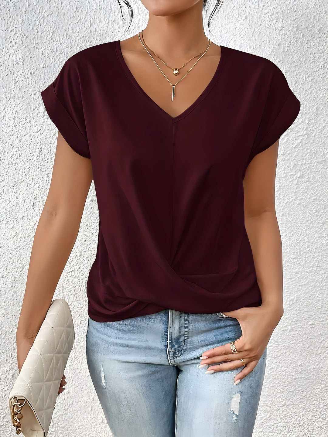 Ariana™ | Elegante Blusa con Nudo