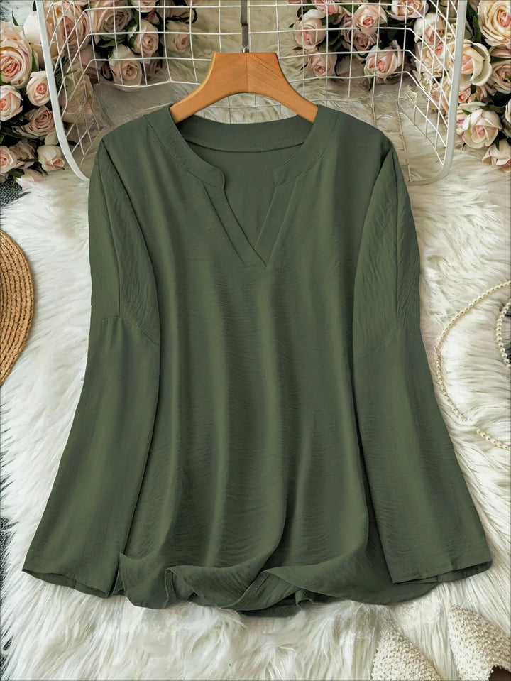 Bria™ | Blusa con Scollo a V Morbida