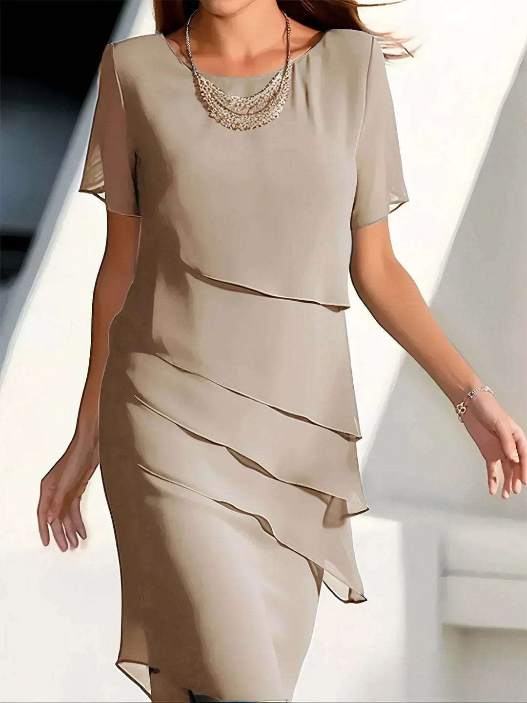 Anastasia™ | Abito Midi Lussuoso a Strati