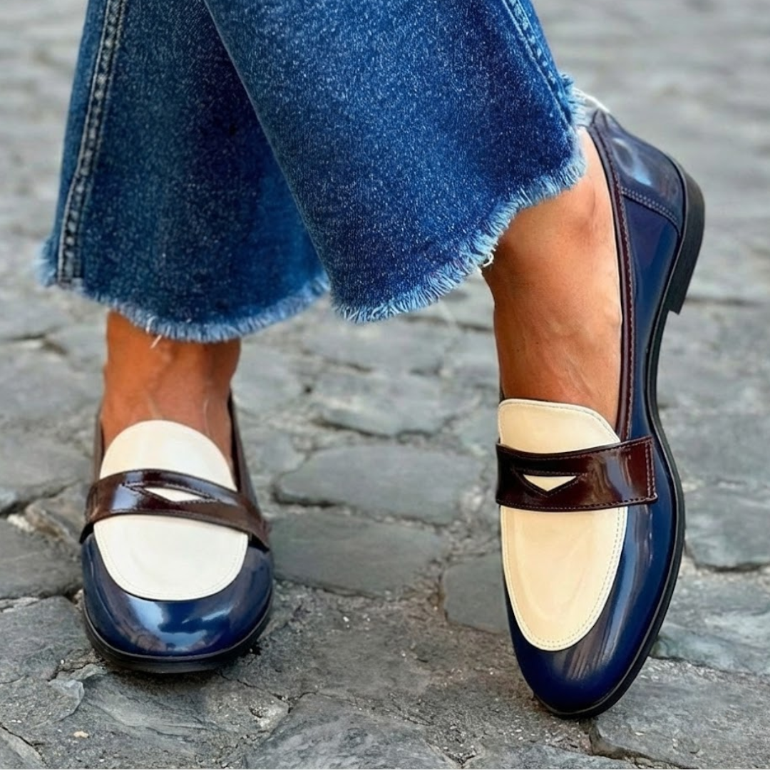 Claudia- | Mocassini a Contrasto