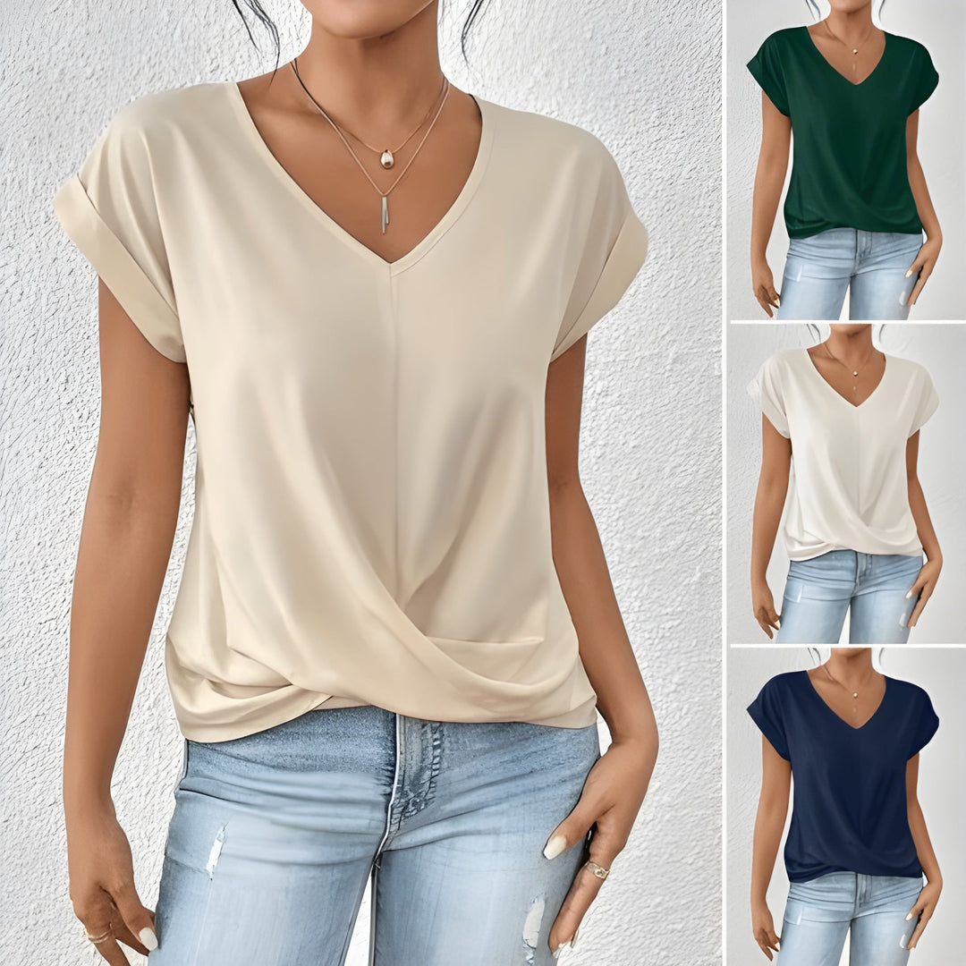 Ariana™ | Elegante Blusa con Nudo