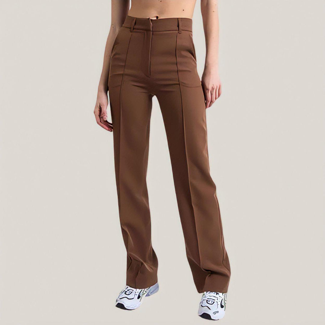 Cristina™| Pantaloni dritti slim-fit