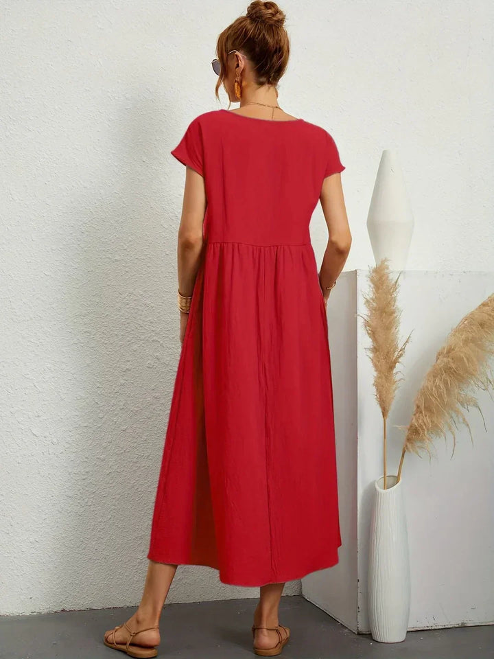 Gabrielle™ | Abito Midi Fluido Elegante