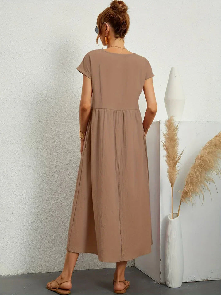 Gabrielle™ | Abito Midi Fluido Elegante