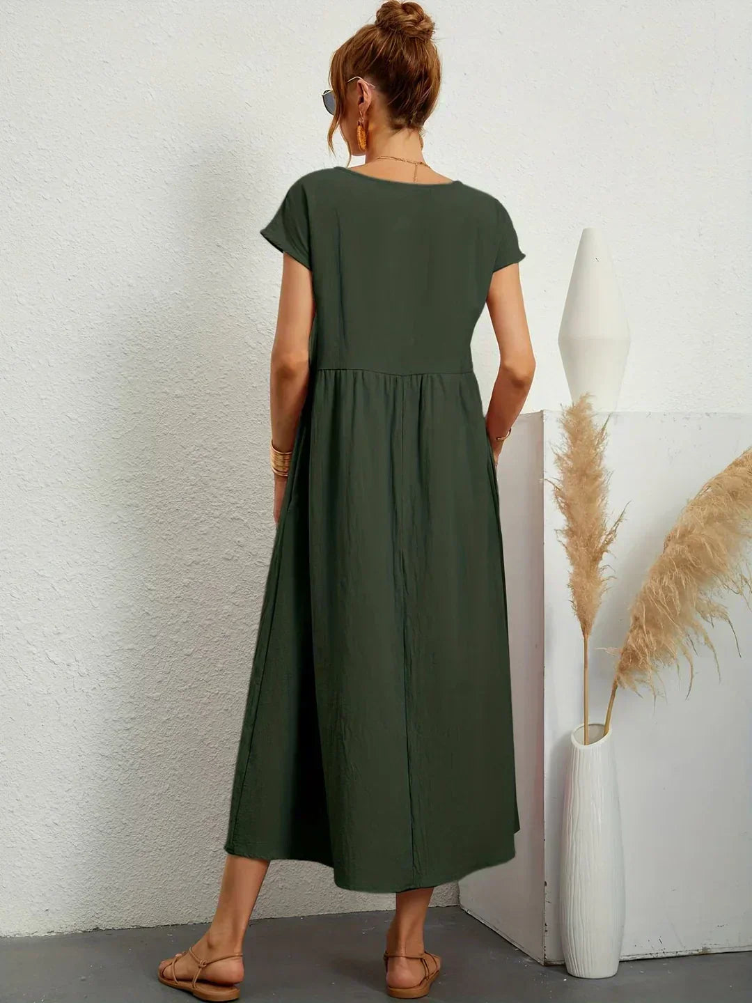 Gabrielle™ | Abito Midi Fluido Elegante