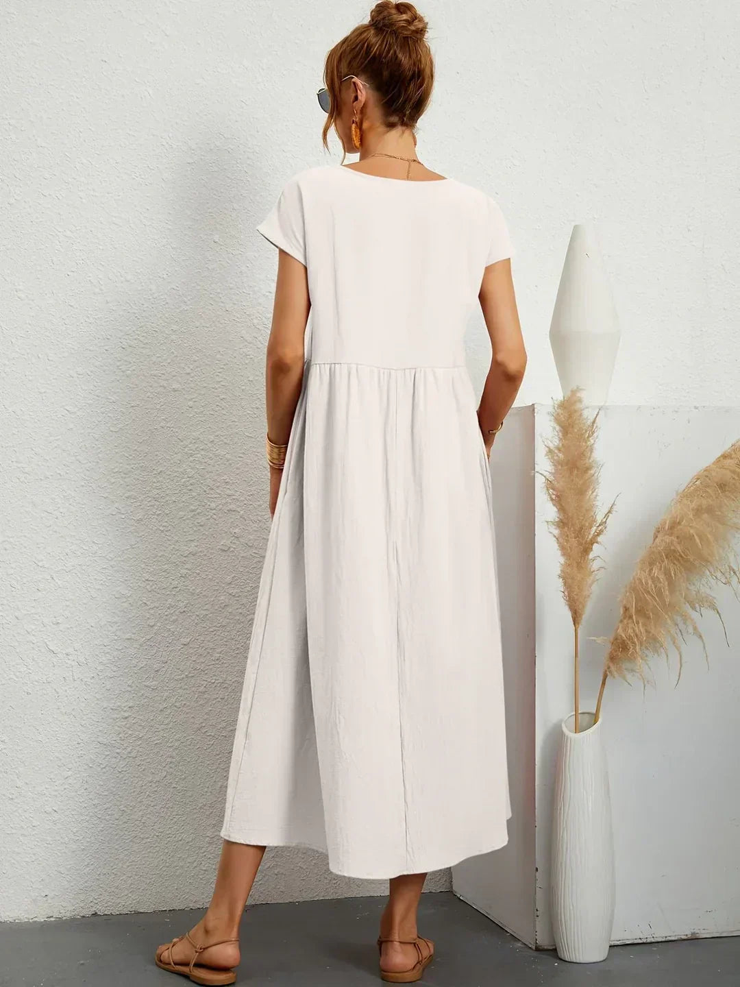 Gabrielle™ | Abito Midi Fluido Elegante