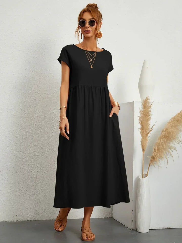 Gabrielle™ | Abito Midi Fluido Elegante