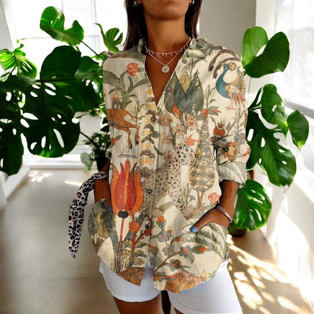 Carrol™ | Blusa Chic con Diseño Artístico