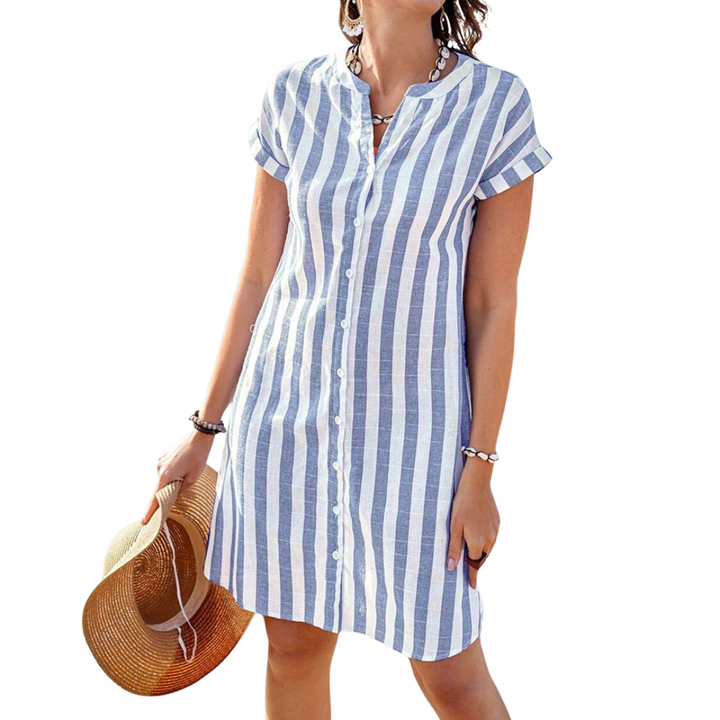 Maria™ | Leggera camicia-abito estiva a righe