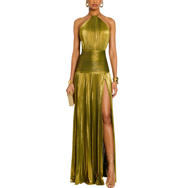 Martina™ | Abito da Sera Metallico Elegante