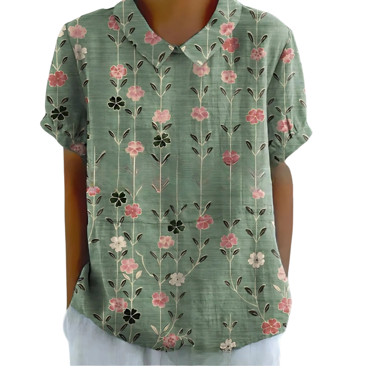 FABIANA™|BLUSA FLOREALE ELEGANTE