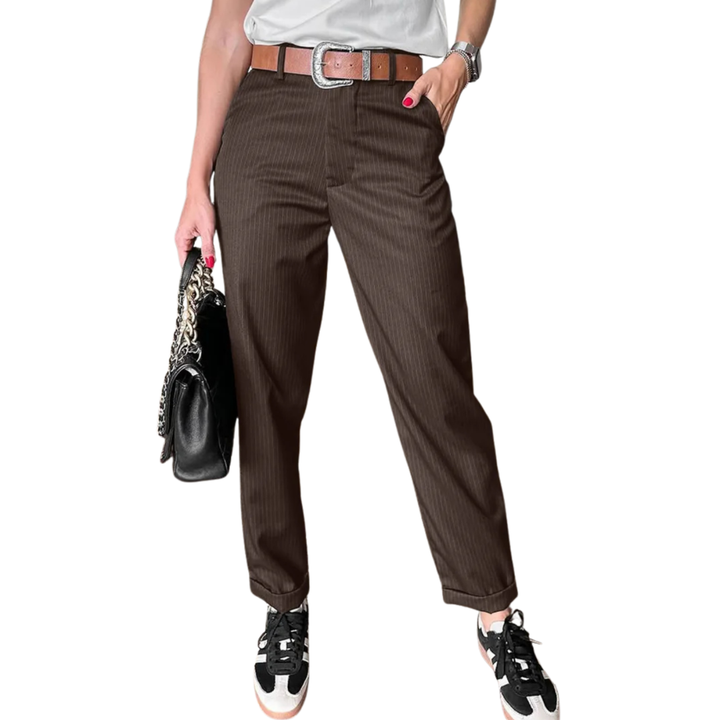 Renata™ | Pantaloni Eleganti a Righe che Valorizzano la Silhouette