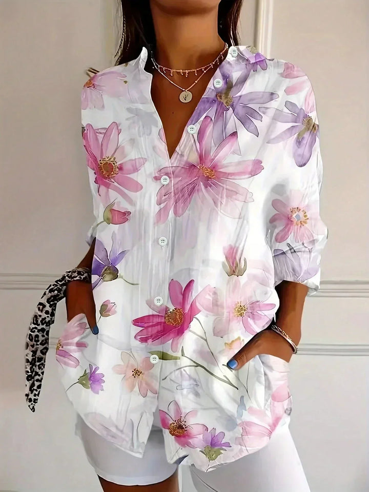 Astrid™ | Camicia a motivi colorati
