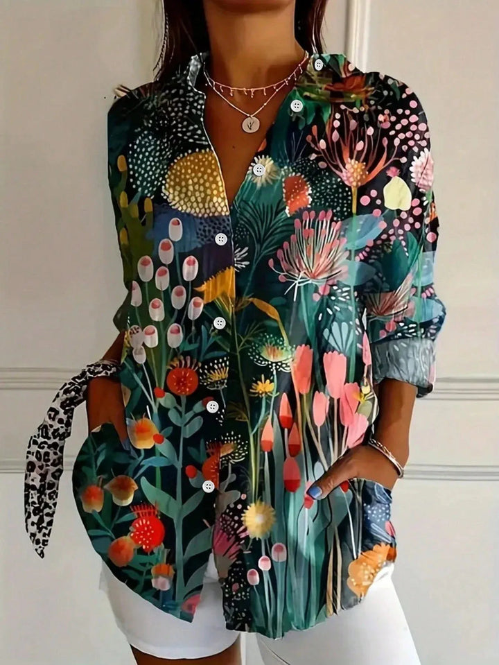 Astrid™ | Camicia a motivi colorati