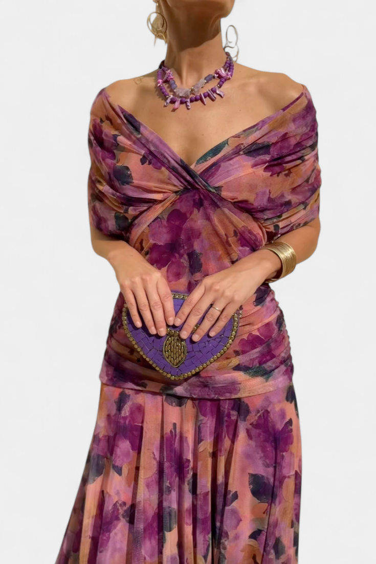 Alizée™ | Abito Floreale Elegante