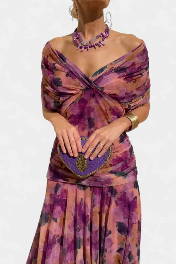 Alizée™ | Abito Floreale Elegante