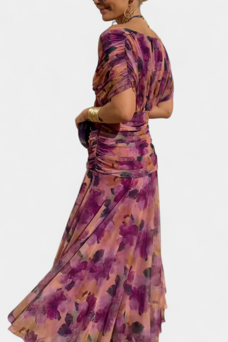 Alizée™ | Abito Floreale Elegante
