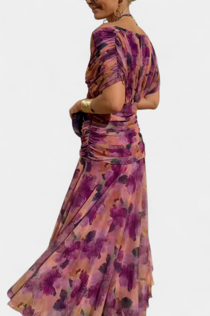 Alizée™ | Abito Floreale Elegante
