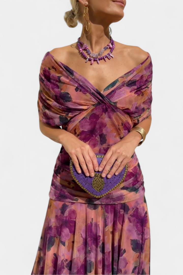Alizée™ | Abito Floreale Elegante